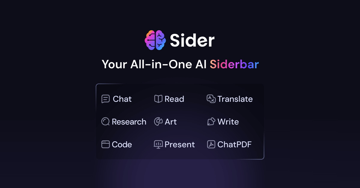 Avec Sider, obtenez des résumés instantanés, surlignez pour comprendre rapidement et générez automatiquement des rapports !