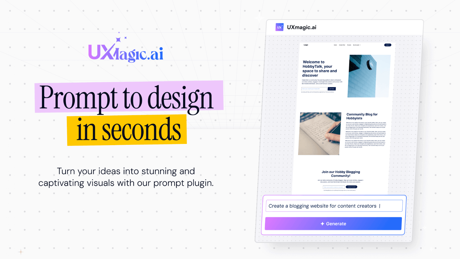 Arrêtez de partir d'une toile blanche. Laissez l'IA créer votre première ébauche. ⚡