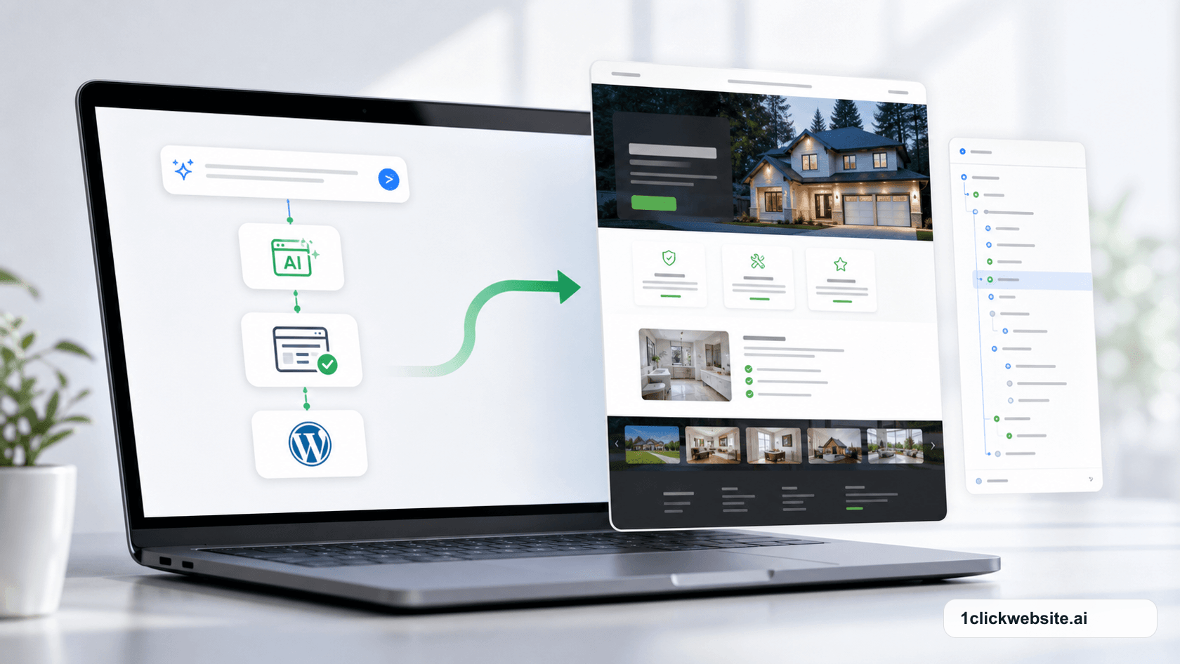 1ClickWebsite Screenshot