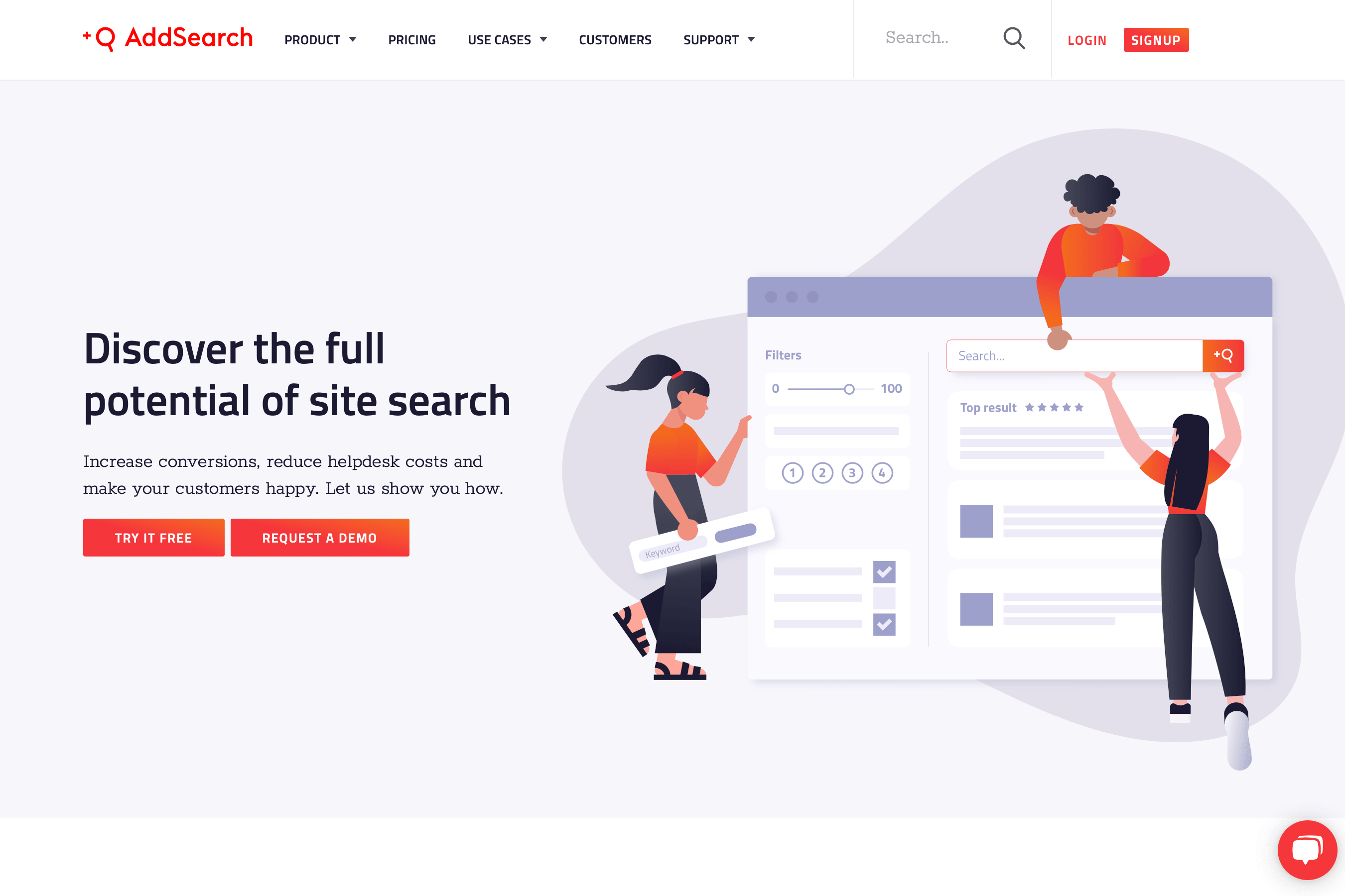 AddSearch Screenshot