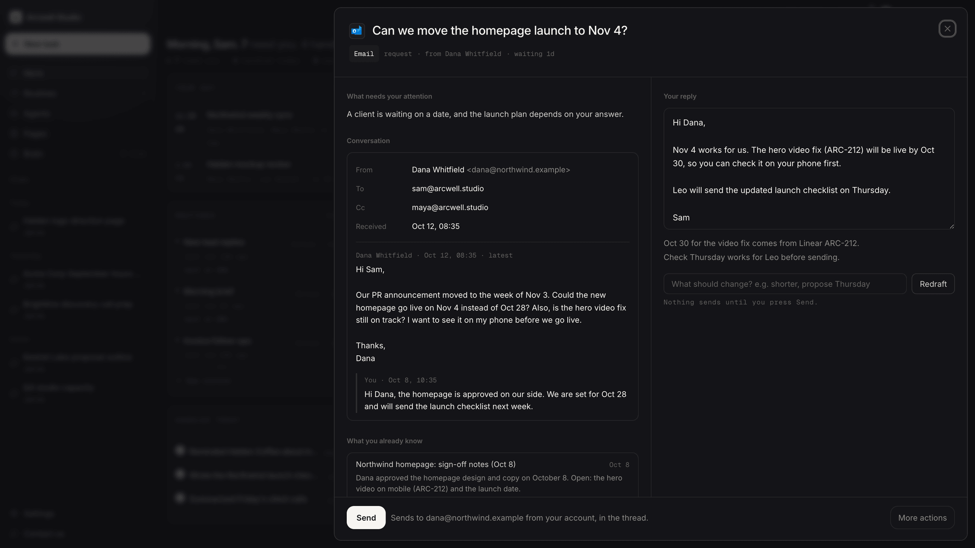 Agently Screenshot
