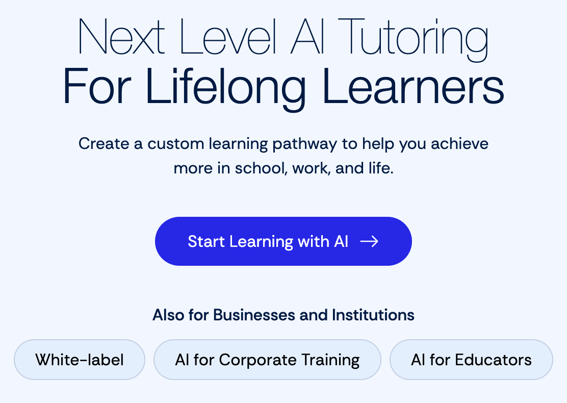 AI Tutor Screenshot