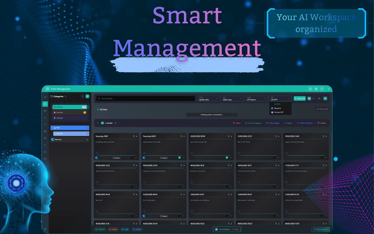 AI Workspace Screenshot