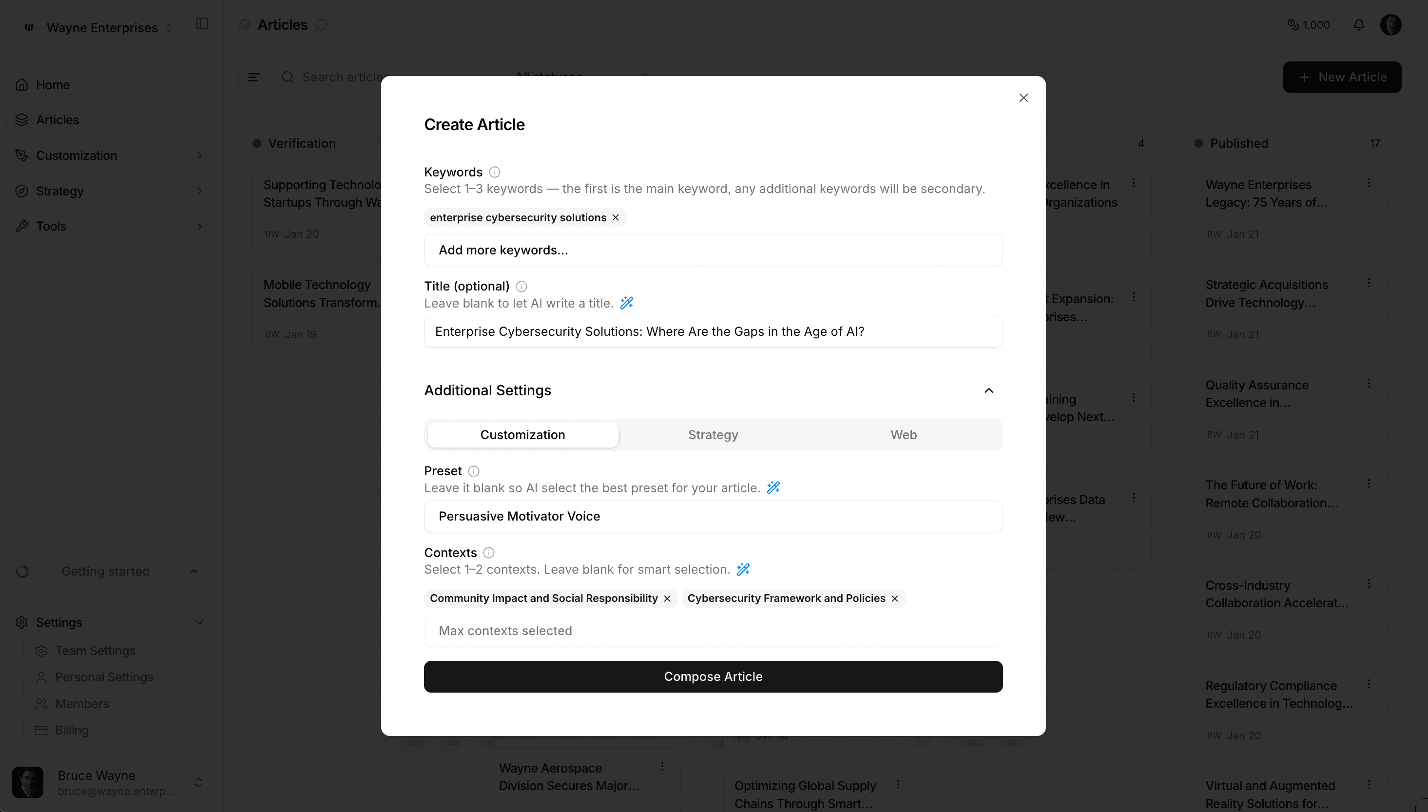 Airticler Screenshot