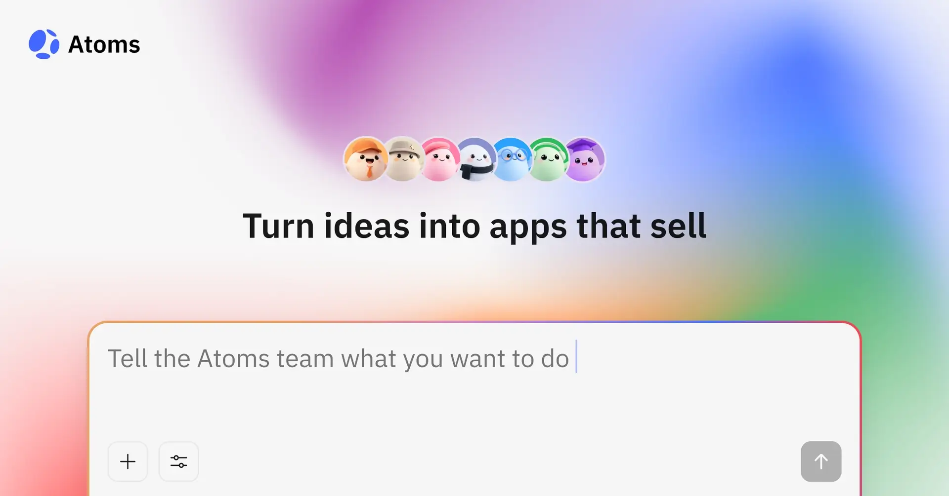 Atoms.dev Screenshot