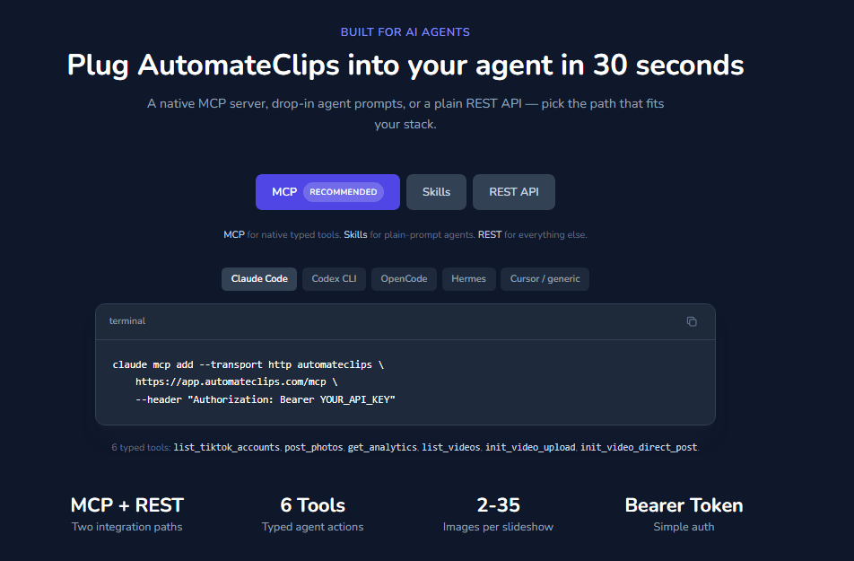 AutomateClips Screenshot
