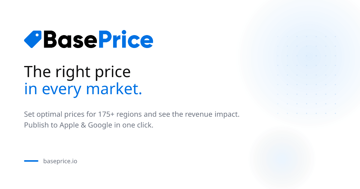BasePrice Screenshot