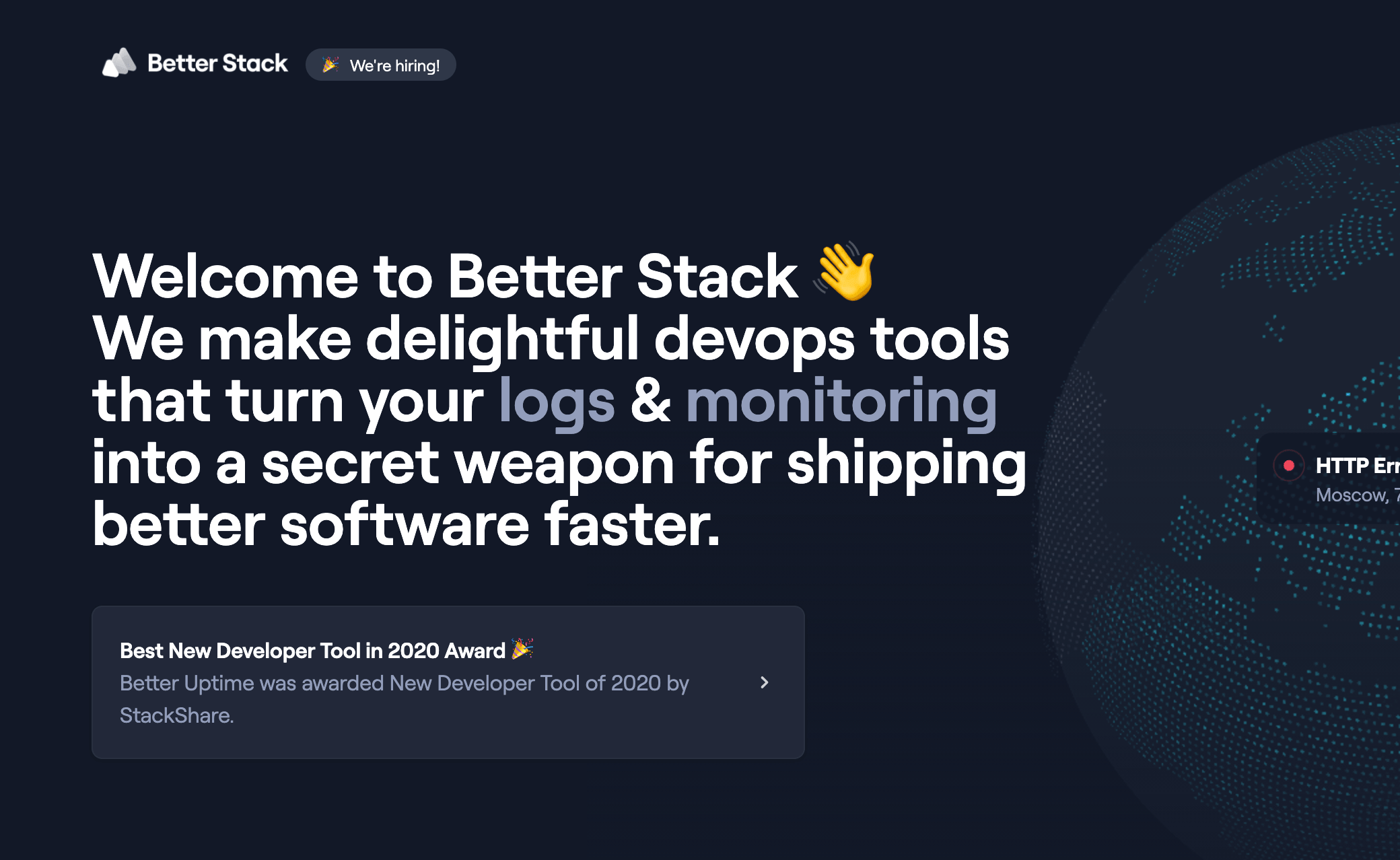 Better Stack Screenshot