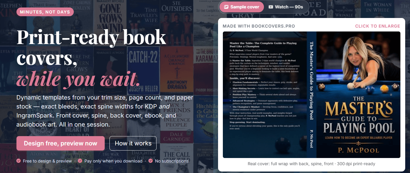 BookCovers.pro Screenshot
