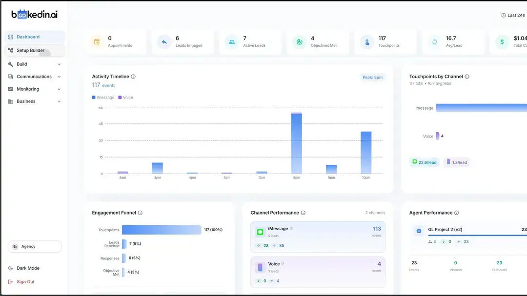 BookedIn AI Screenshot