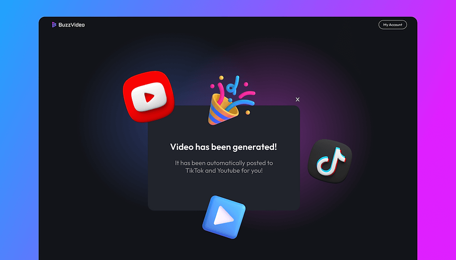 BuzzVideo AI Screenshot