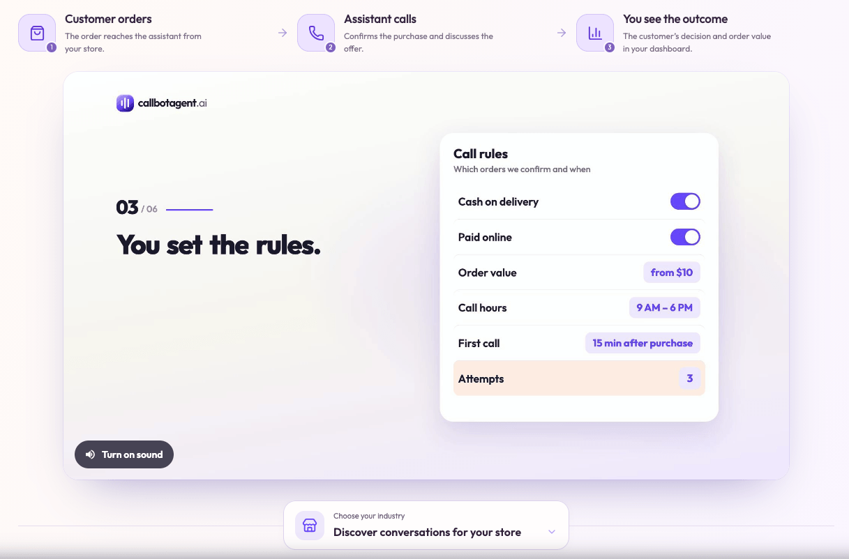 CallBotAgent.ai Screenshot