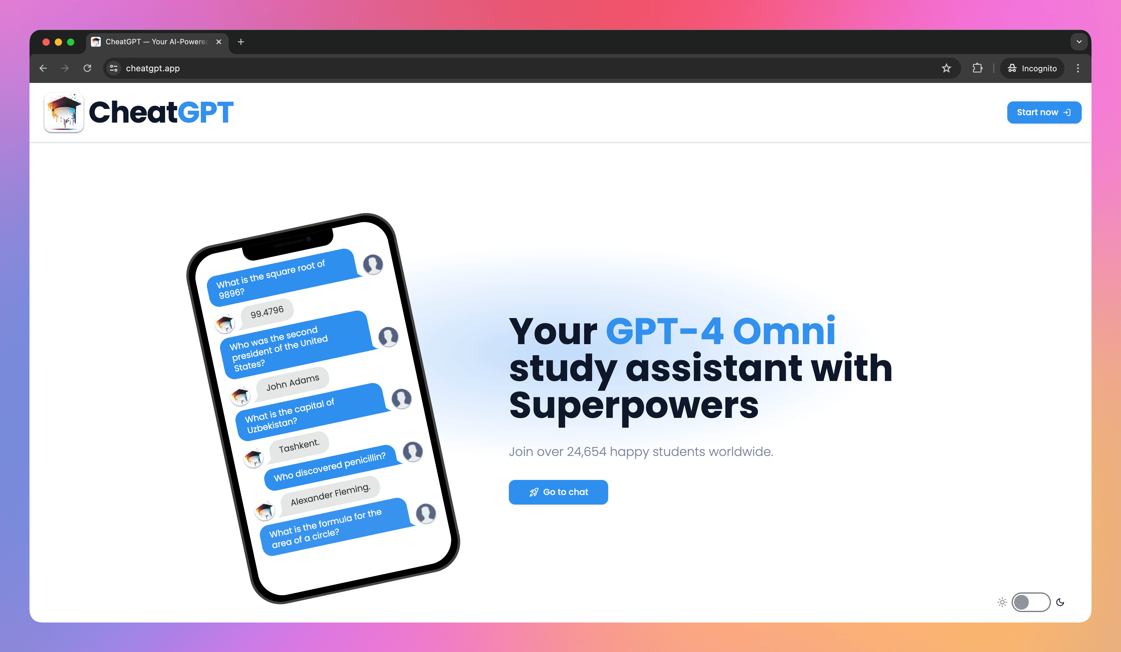 CheatGPT Screenshot