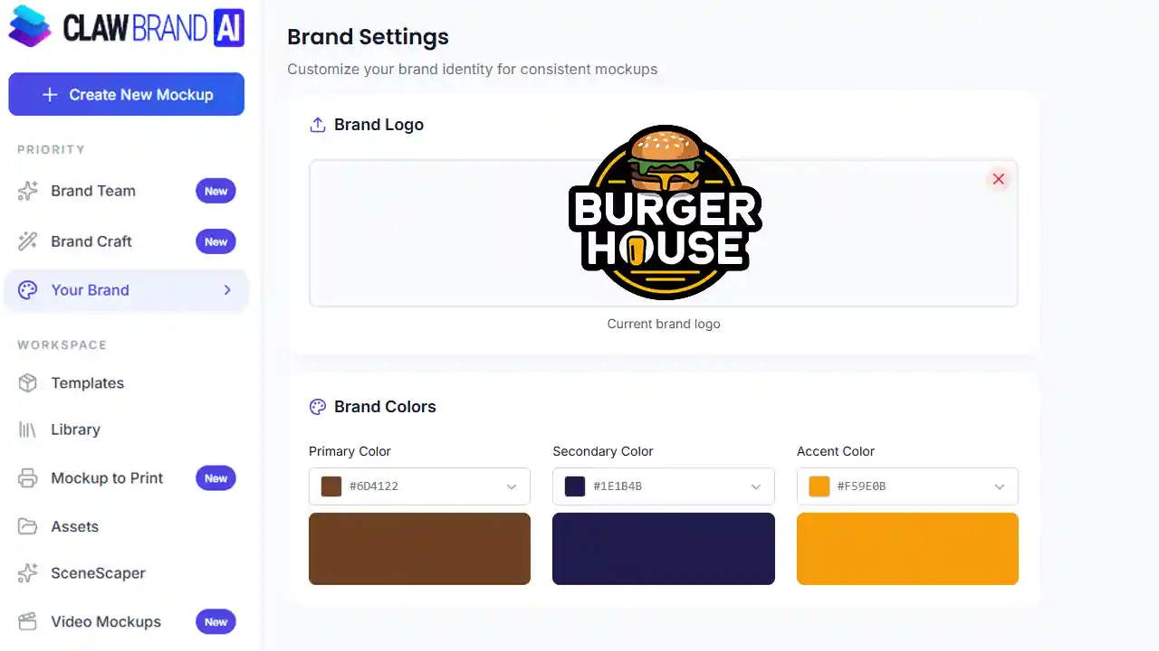 ClawBrand AI Screenshot