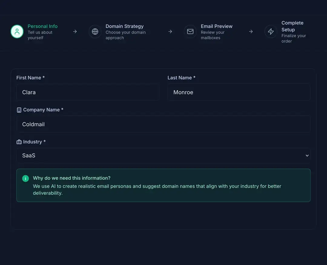 ColdMail Screenshot
