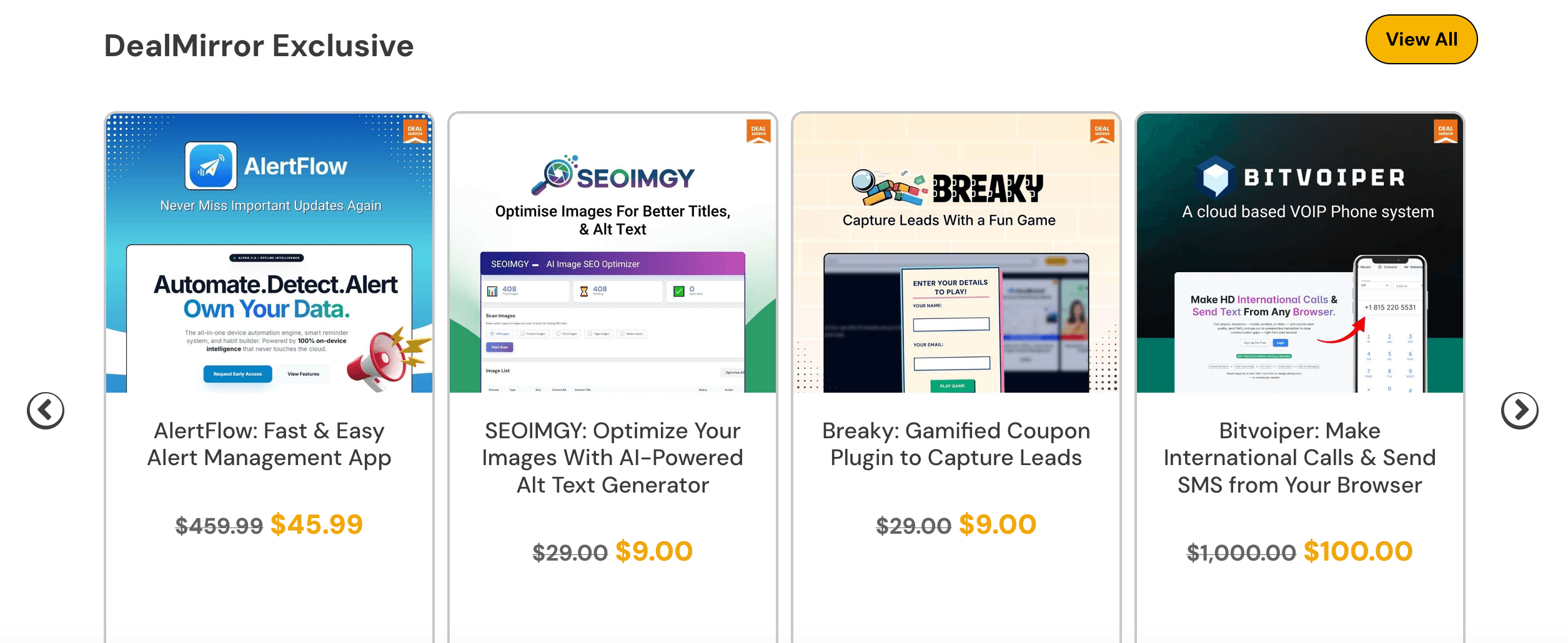 DealMirror Screenshot