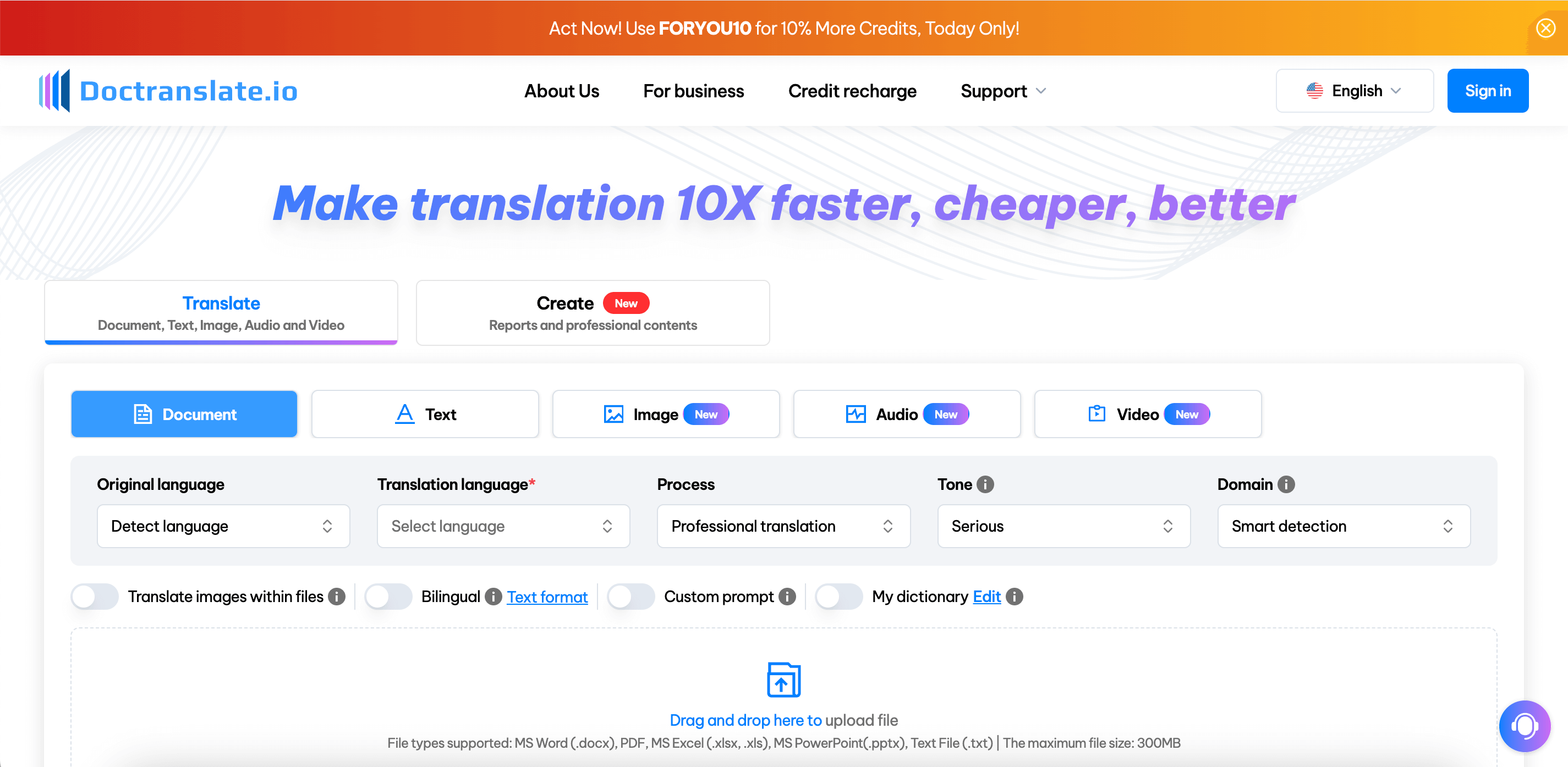 Doctranslate.io Discount Coupon Code