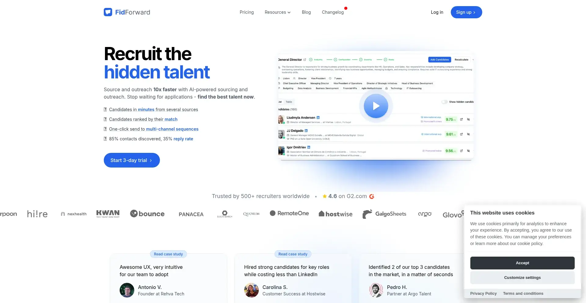 FidForward Screenshot