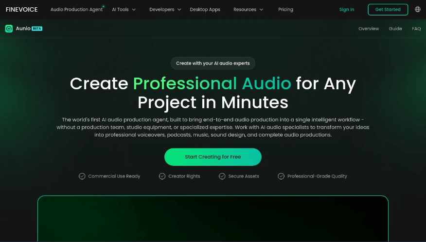 FineVoice Aunio Screenshot