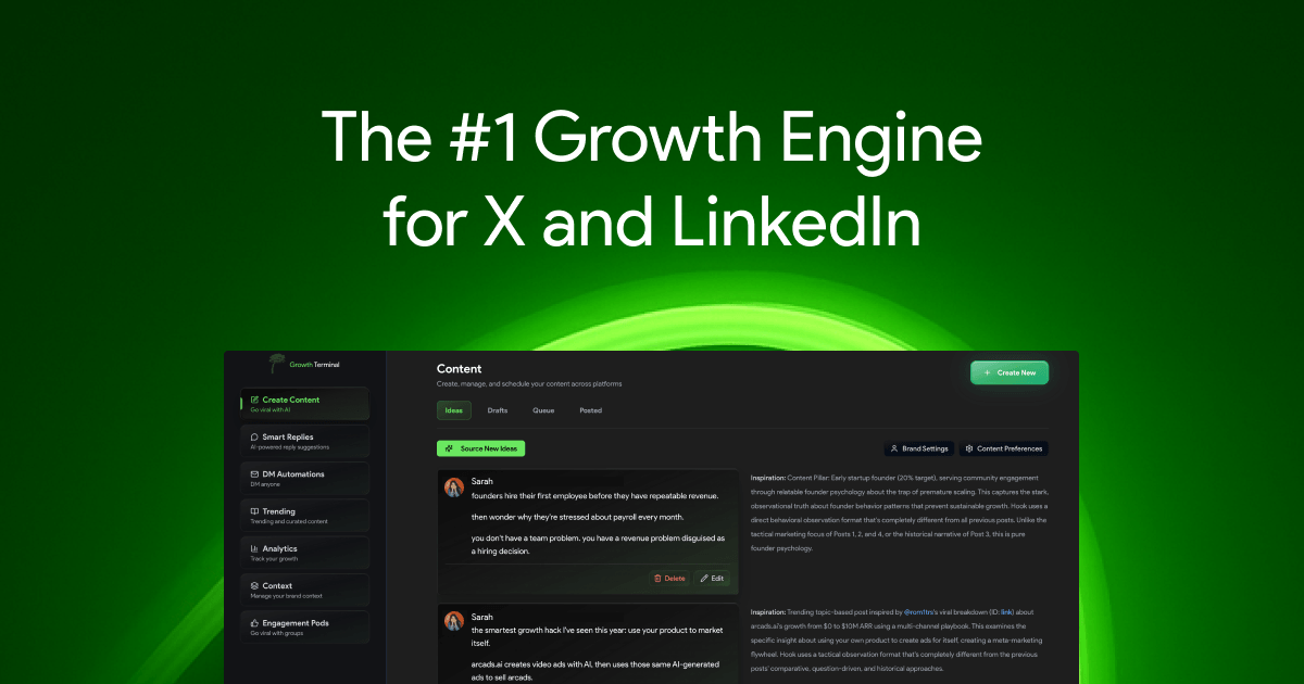 Growth Terminal Screenshot