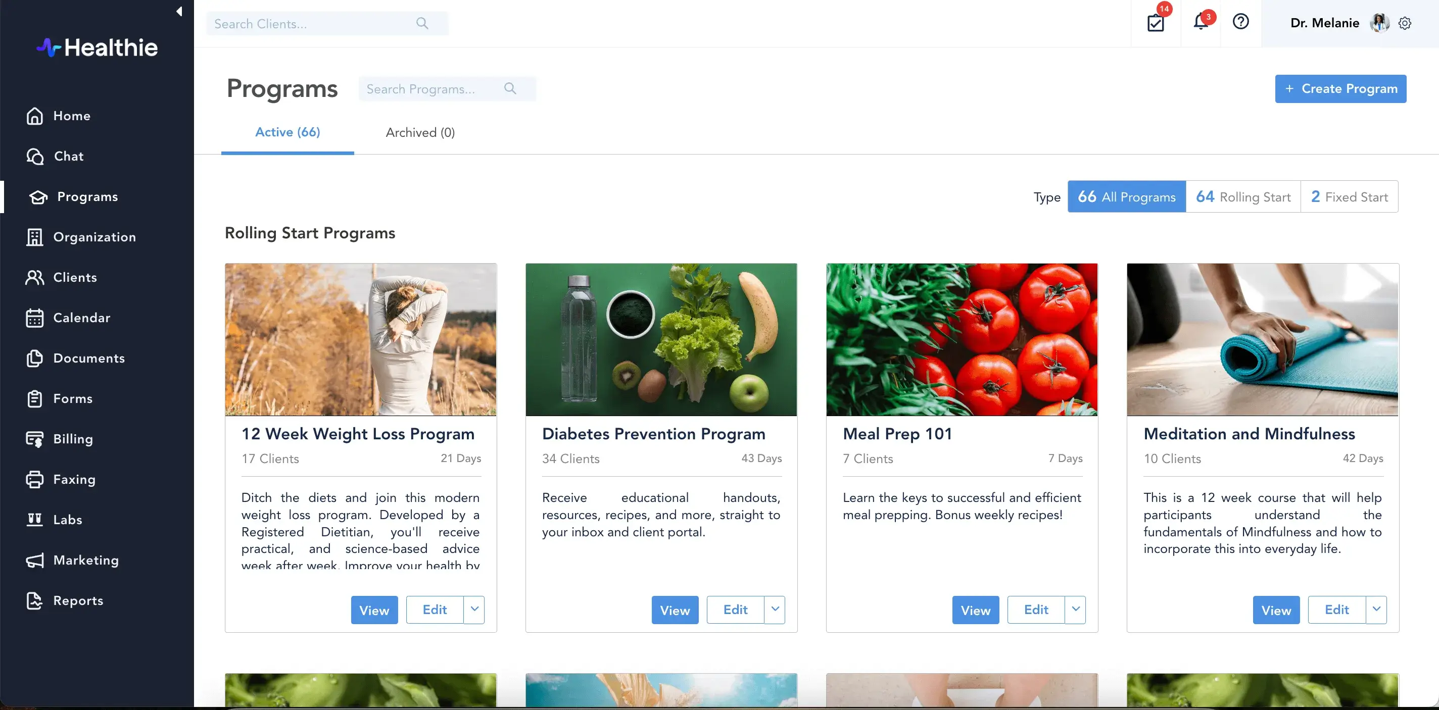 Healthie Screenshot