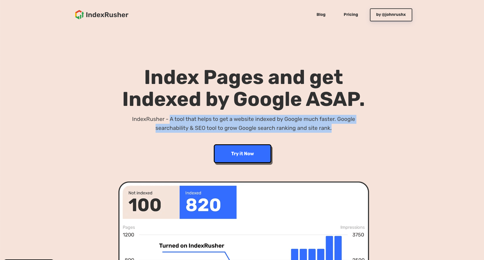 IndexRusher Screenshot