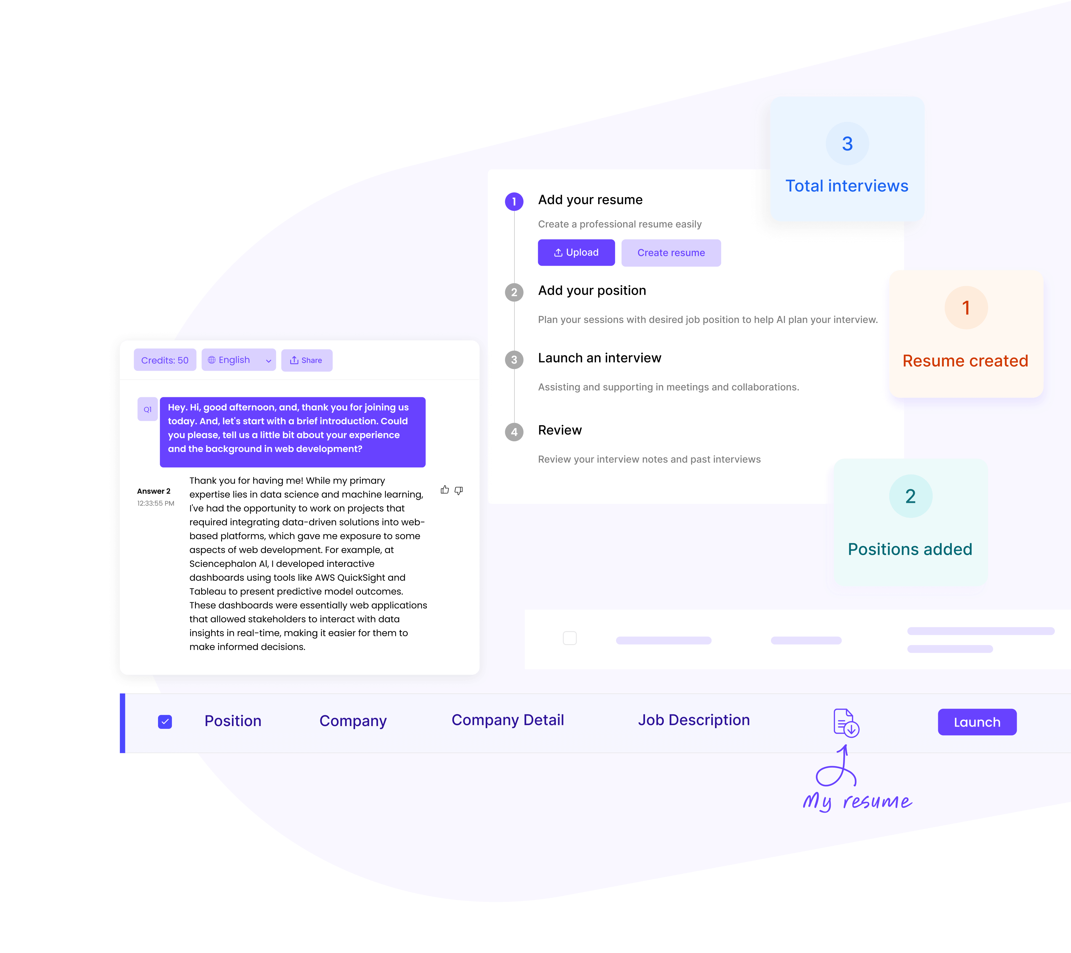 InterviewPrep AI Screenshot