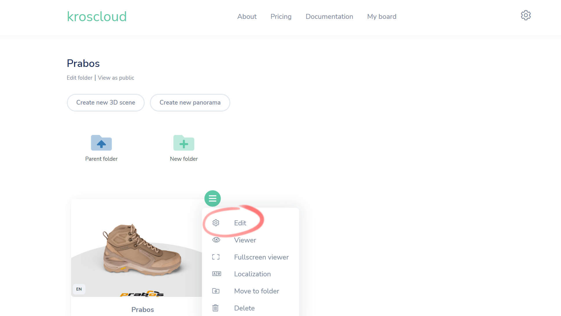 Kroscloud Screenshot