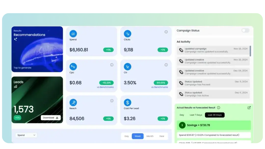 Launch Ads AI Screenshot