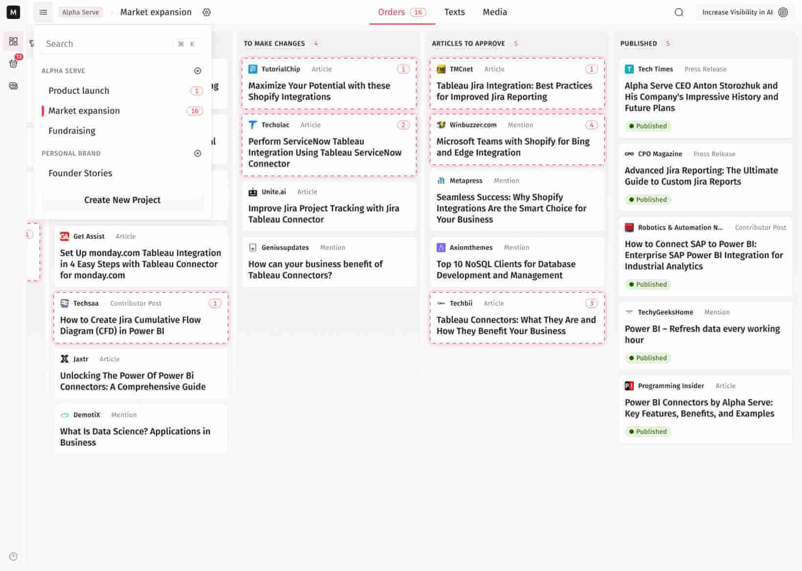 Medialister Screenshot