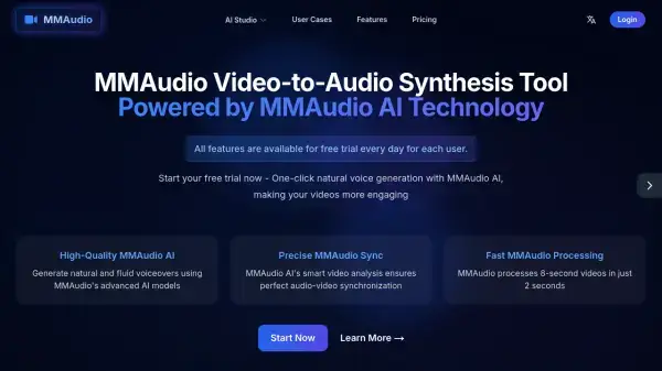 MMAudio AI Screenshot