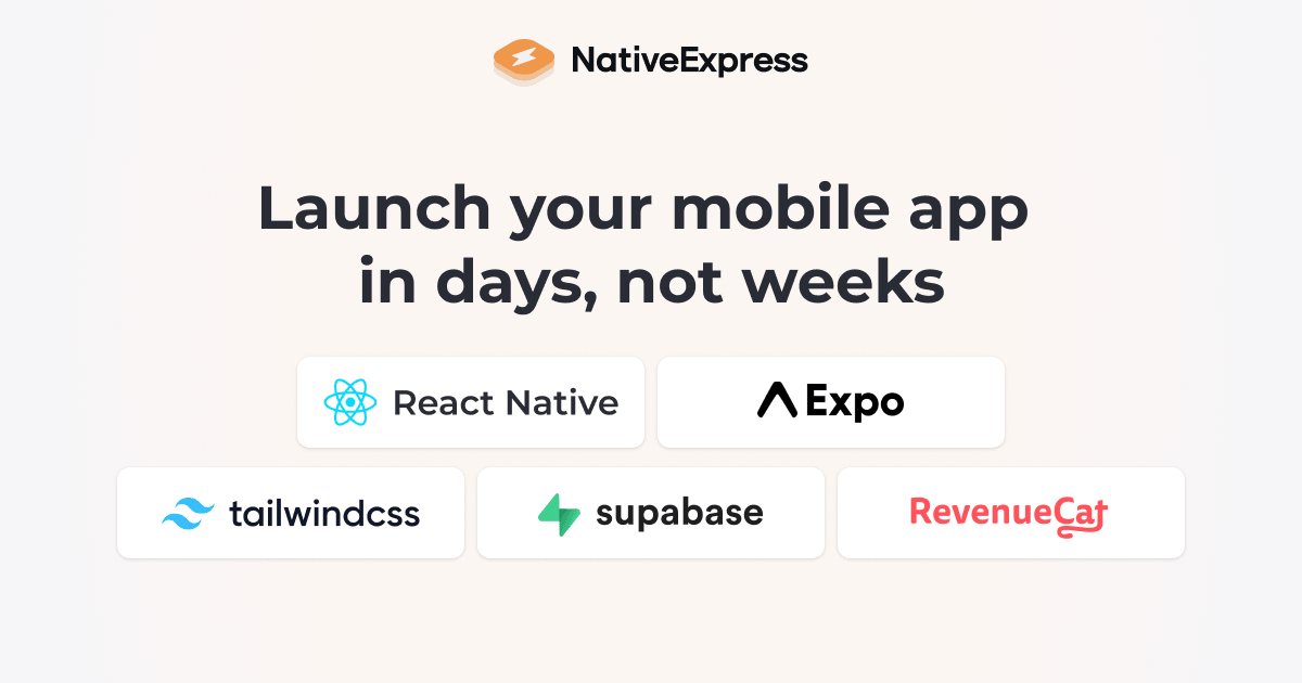 Native Express Screenshot