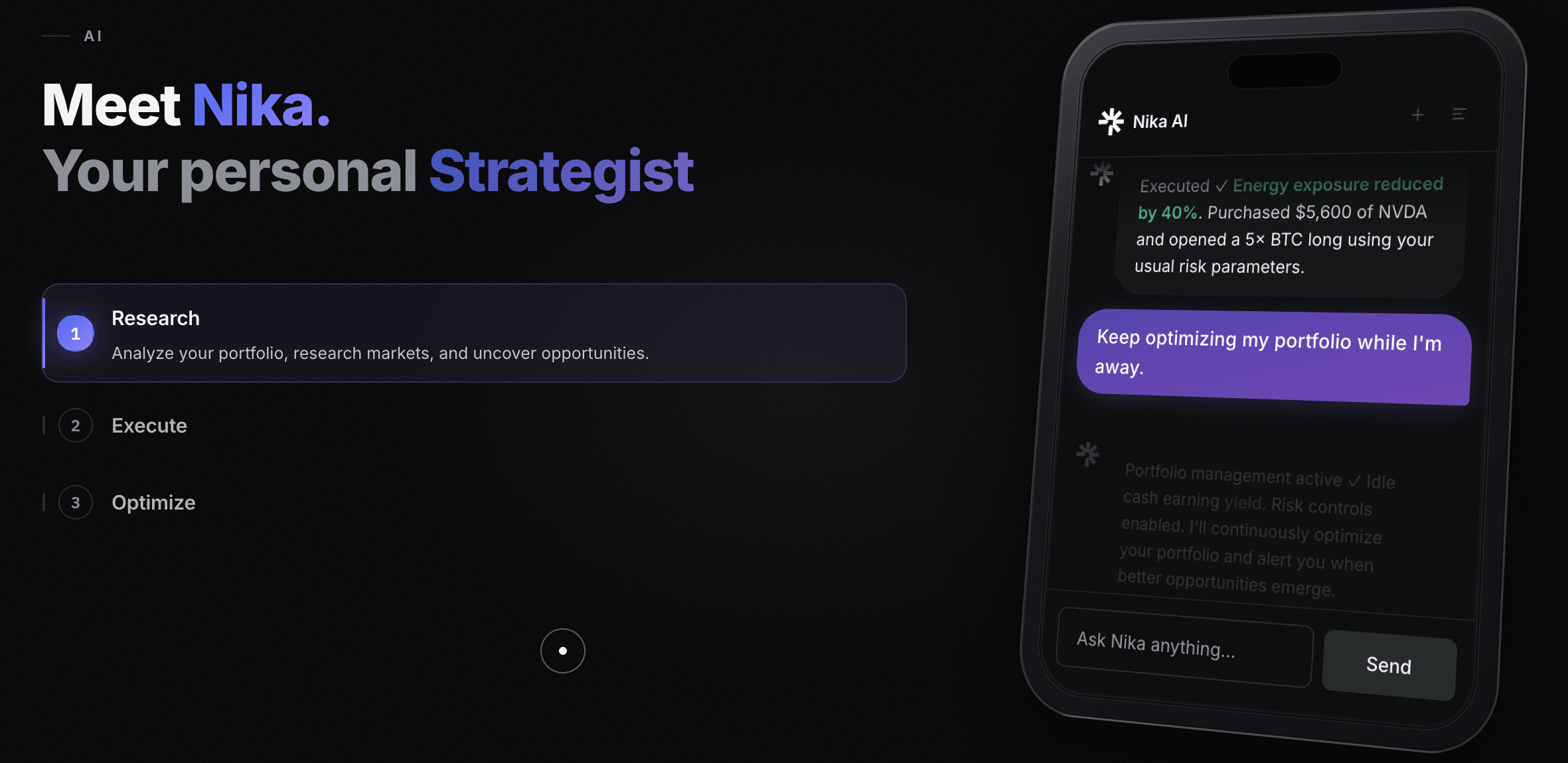 Nika Finance Screenshot