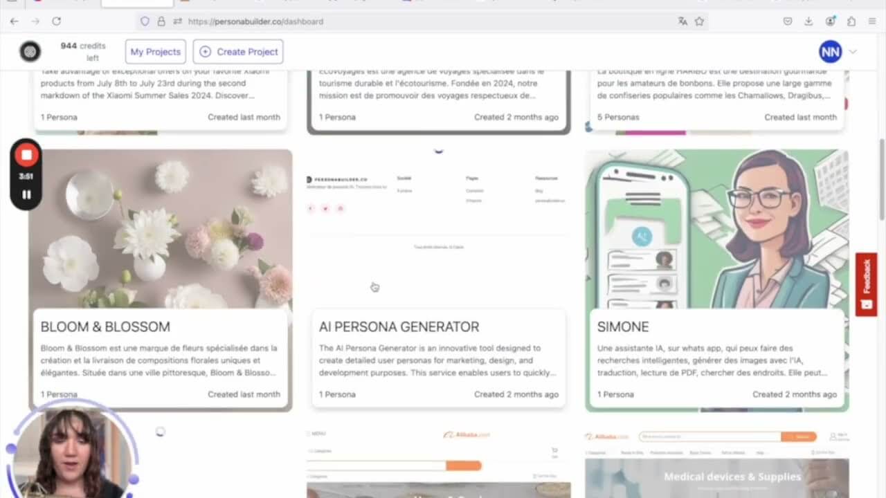 PersonaBuilder Screenshot