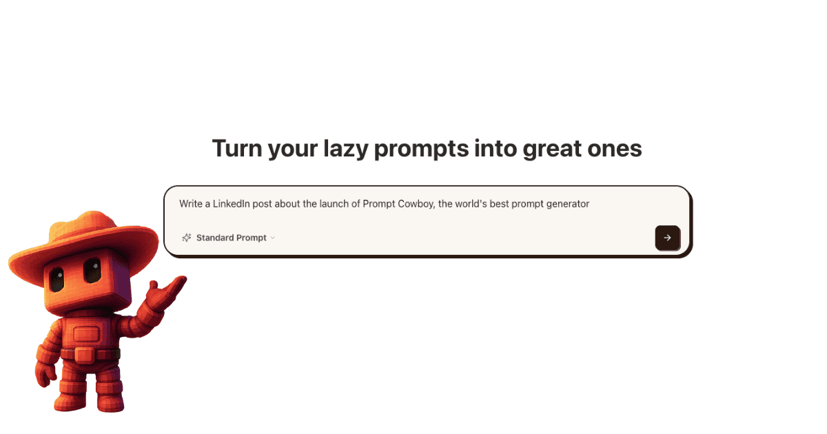 Prompt Cowboy Screenshot
