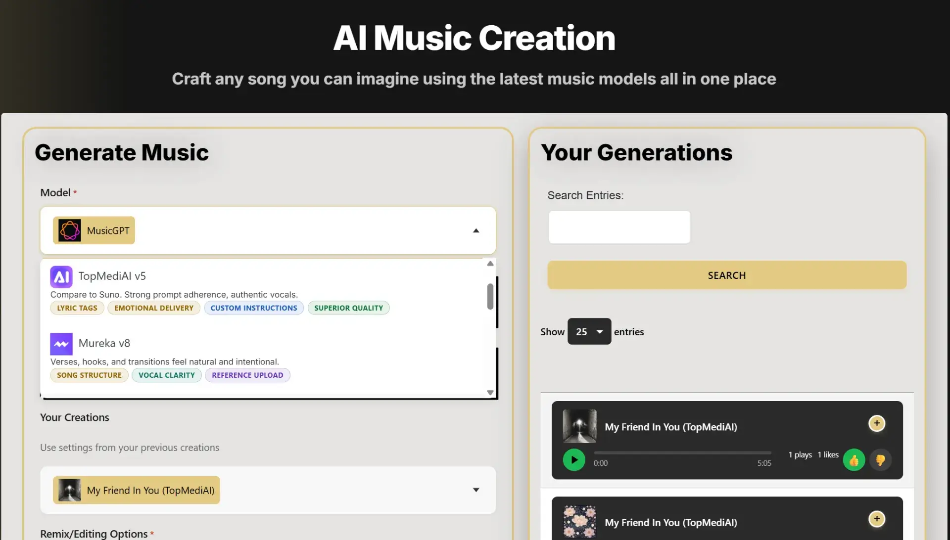 Recordlabel AI Screenshot