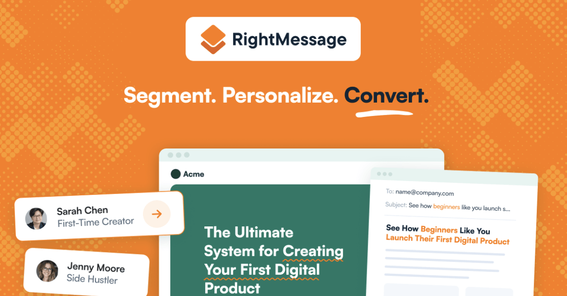 RightMessage Screenshot