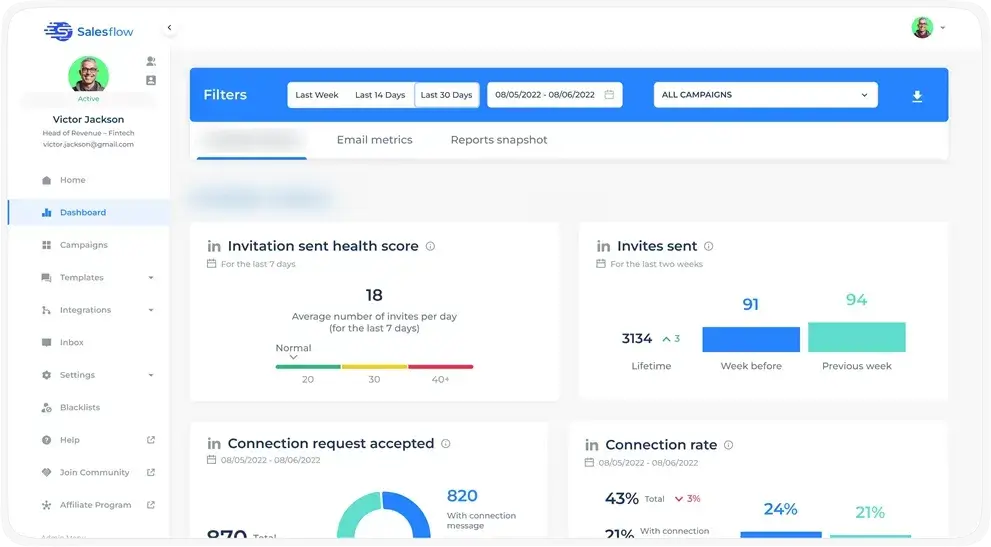 Salesflow Screenshot
