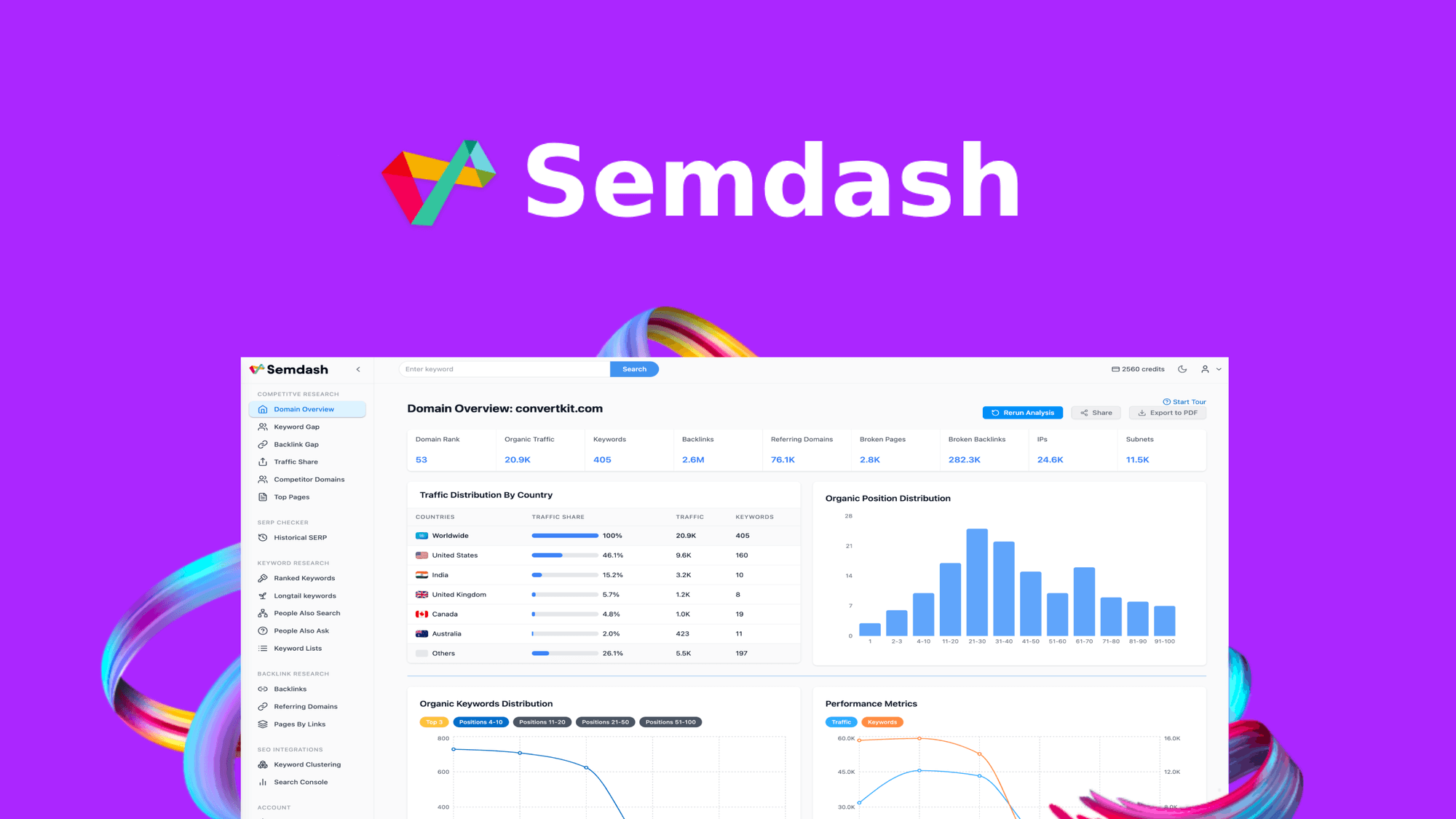 SemDash Screenshot
