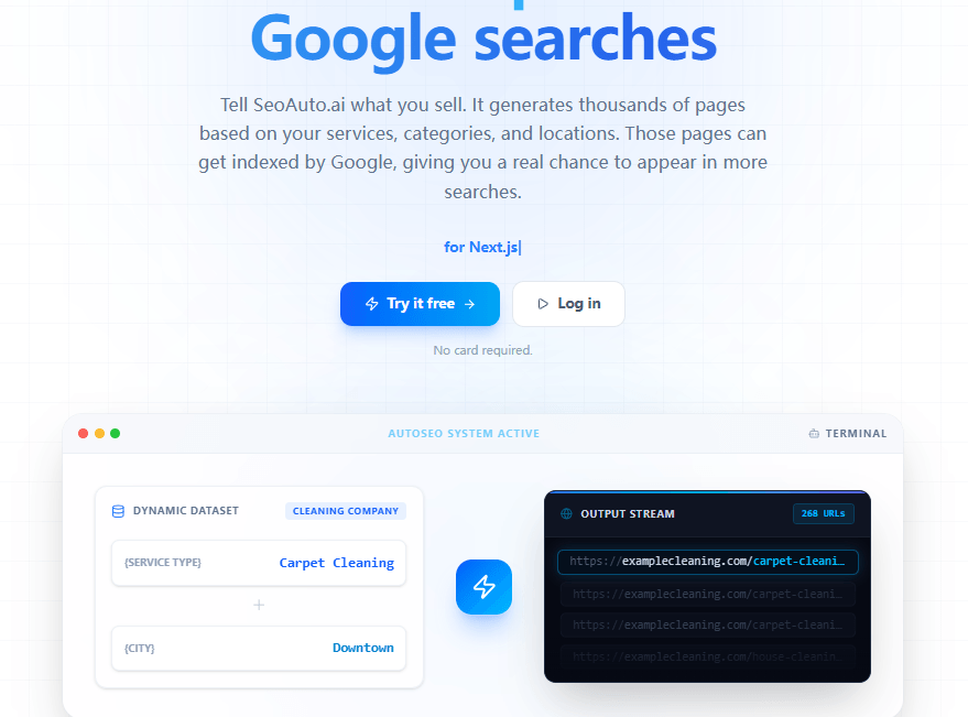 SeoAuto.ai Screenshot