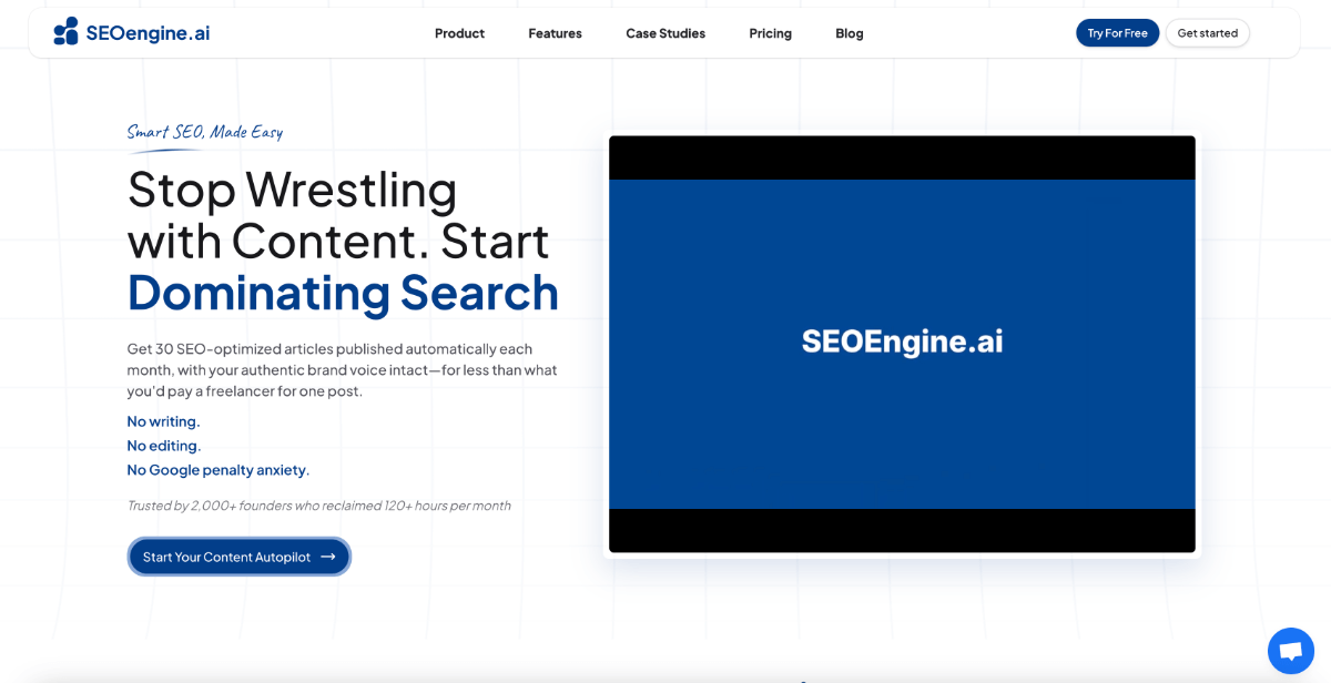 SEOengine AI Screenshot