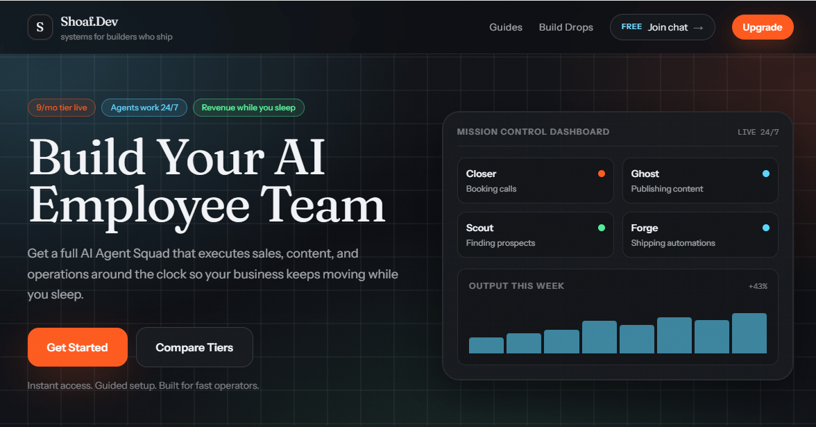 Shoaf.Dev Screenshot