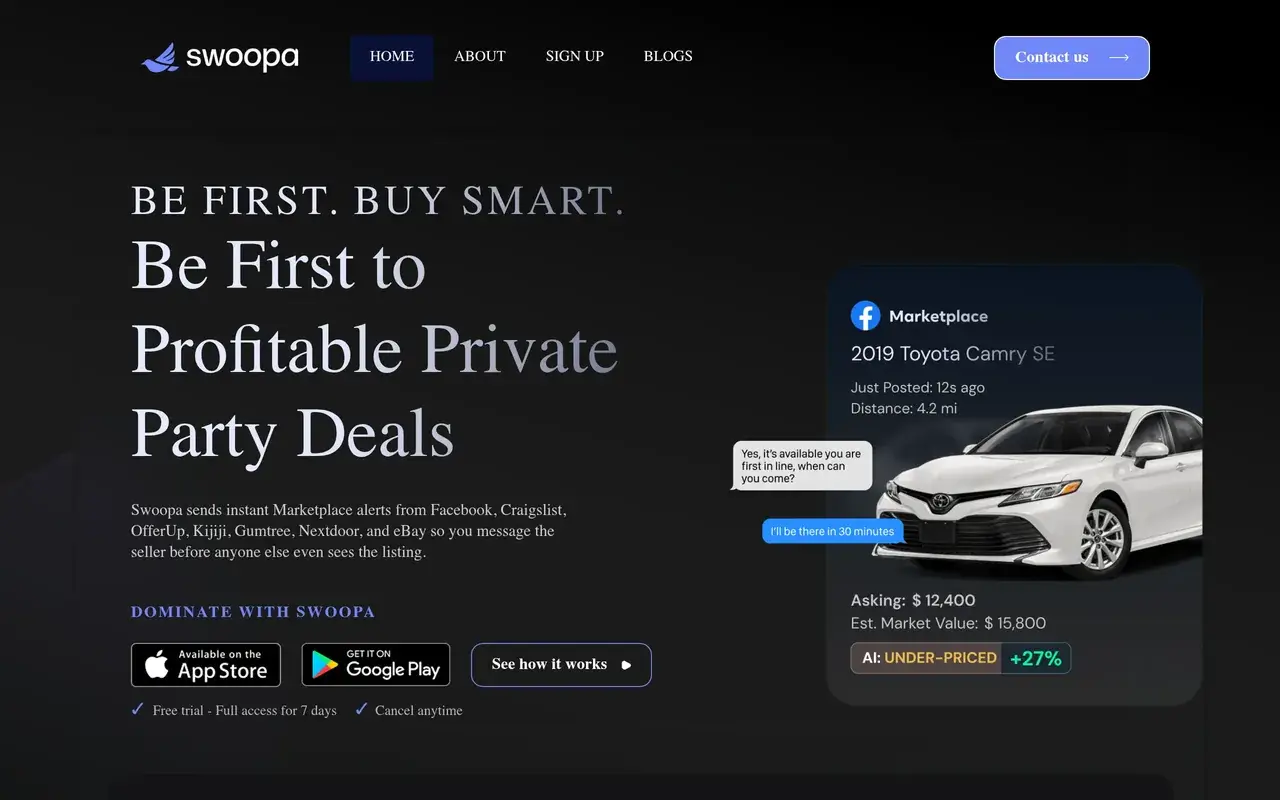 Swoopa Screenshot