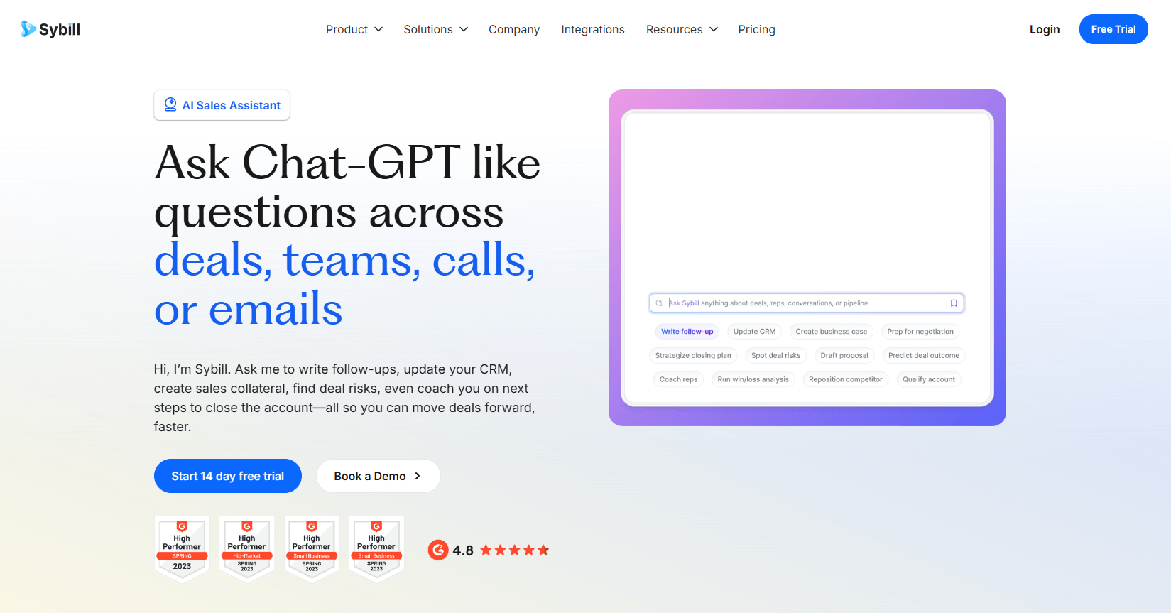 Sybill AI Screenshot