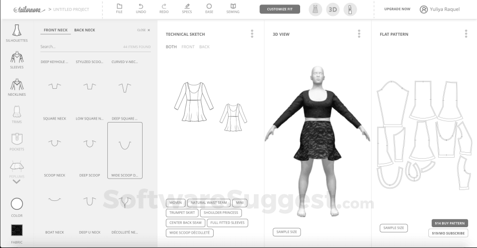 Tailornova Screenshot