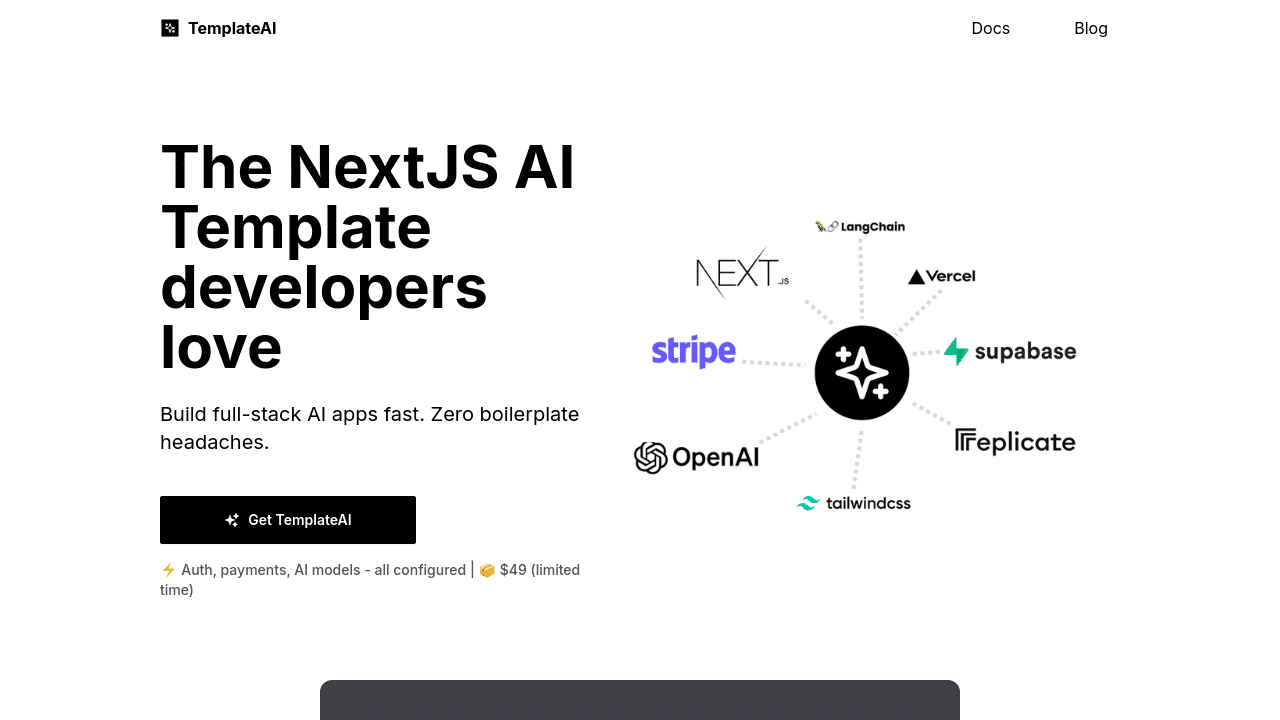 TemplateAI Screenshot