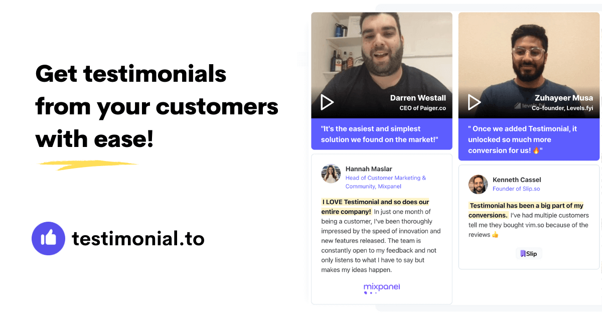 Testimonial Screenshot
