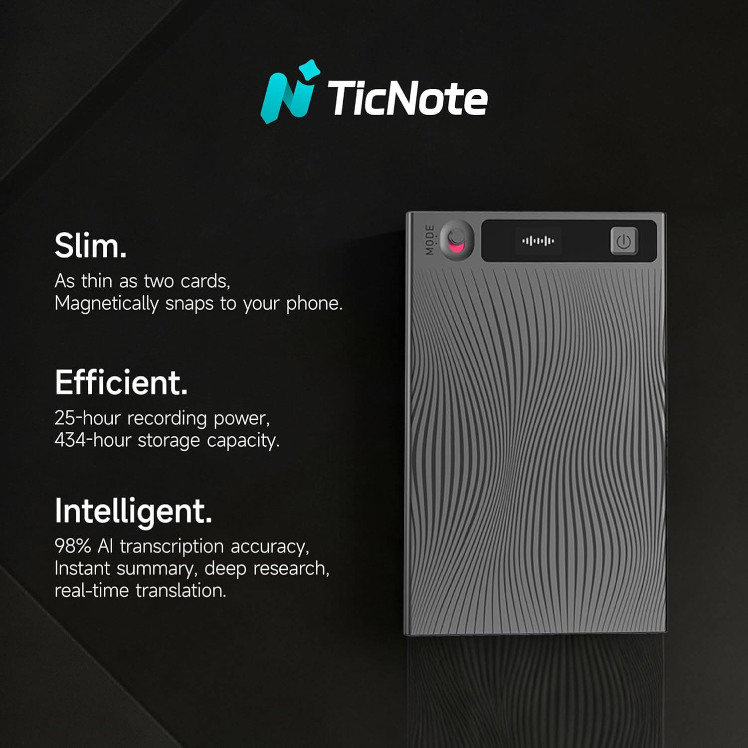 TicNote AI Voice Recorder Screenshot