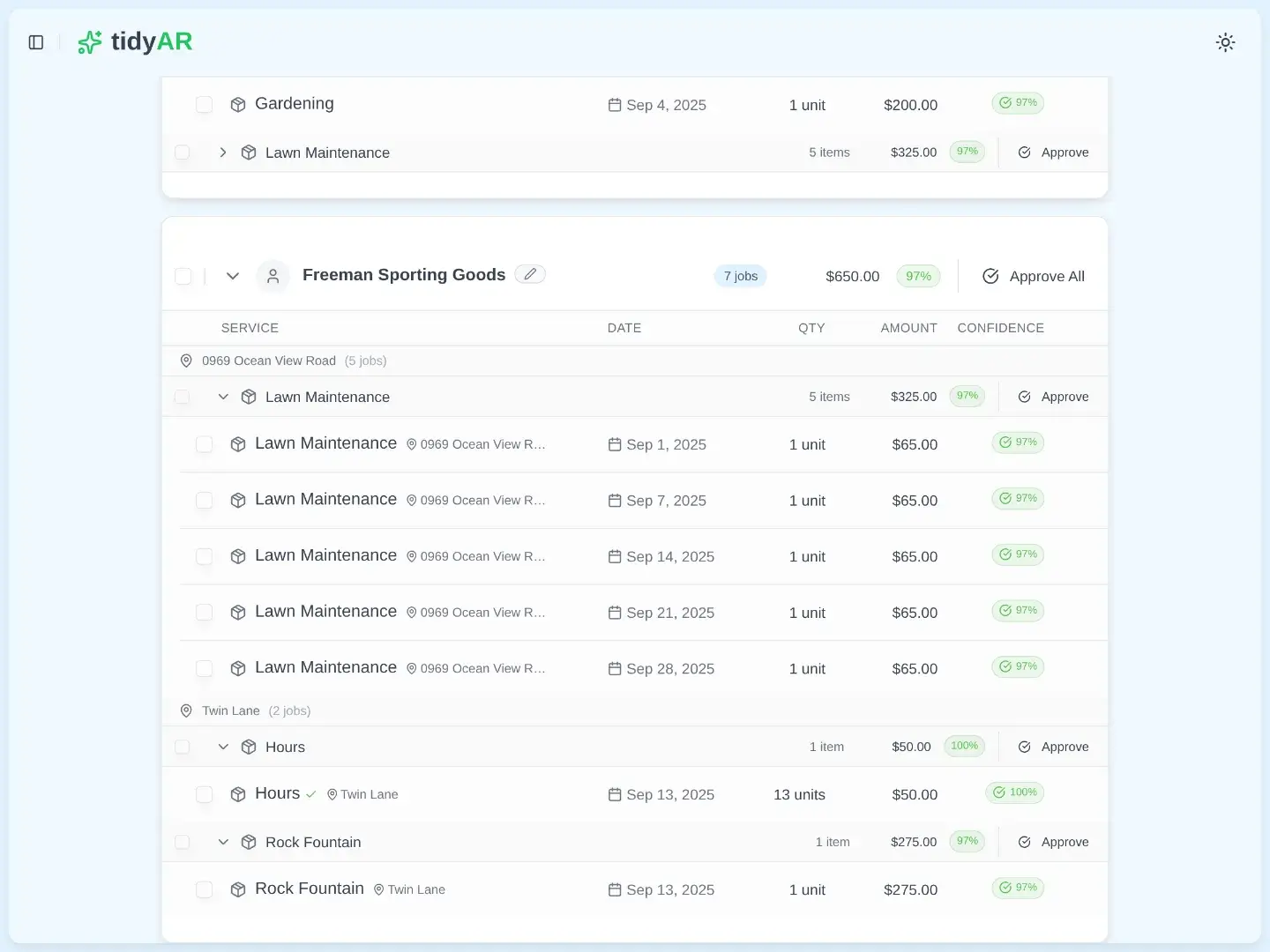 tidyAR Screenshot