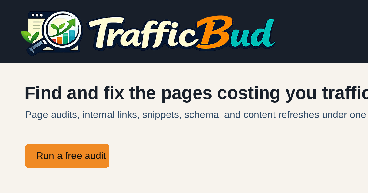 TrafficBud Screenshot